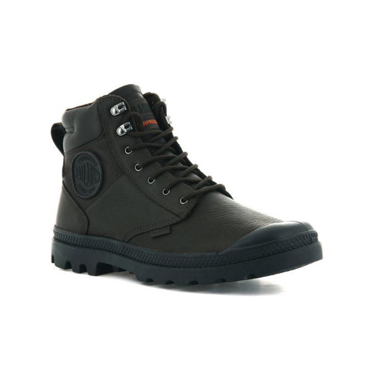 Bottes Palladium Pampa Shield WP+ LTH Femme Noir | FR HCV142Y